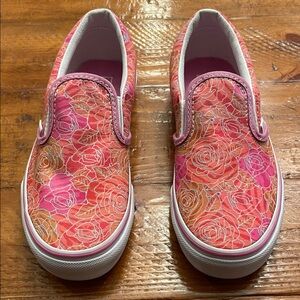 Vans Kids' Pink Slip-On Shoes